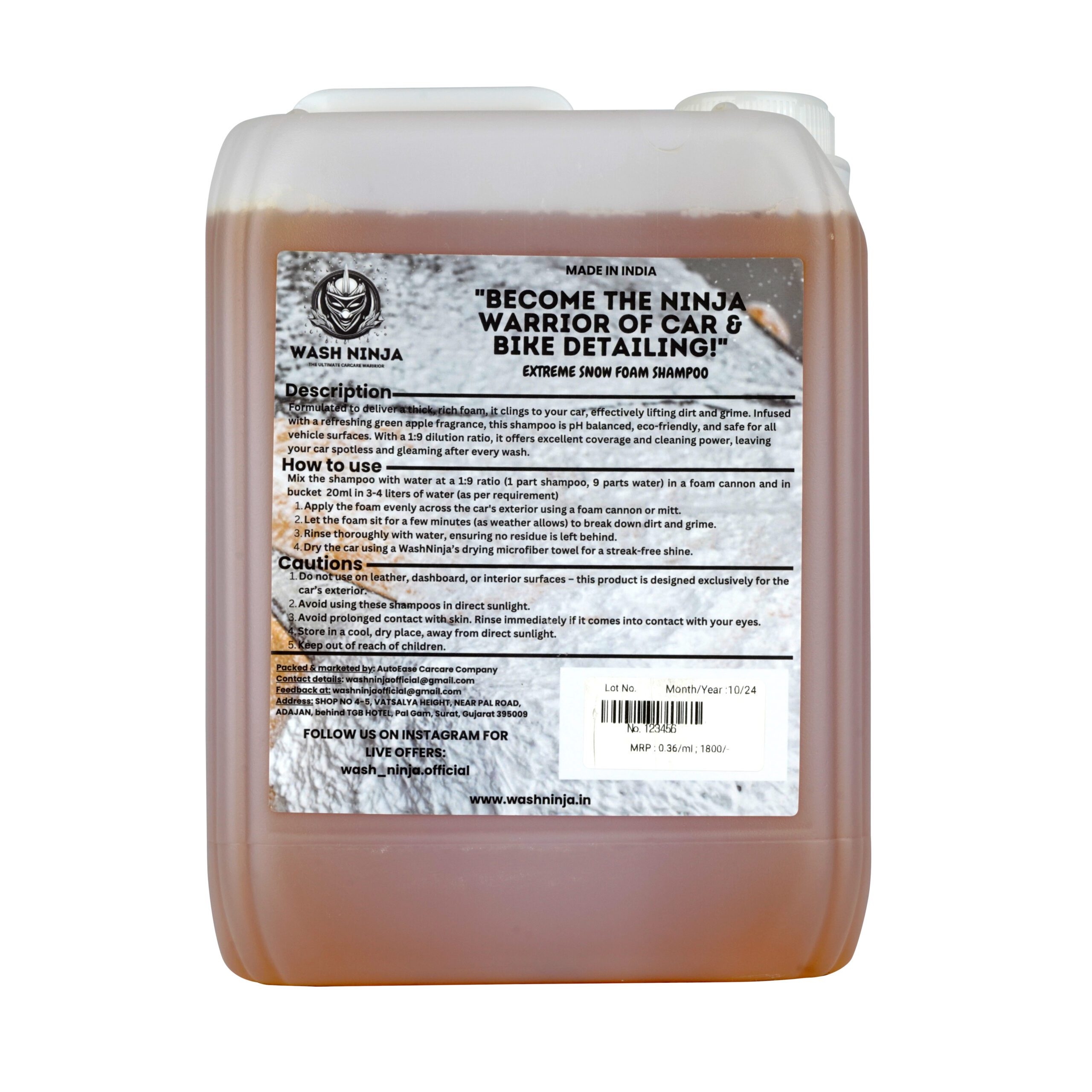 Extreme Foam Shampoo - Image 3